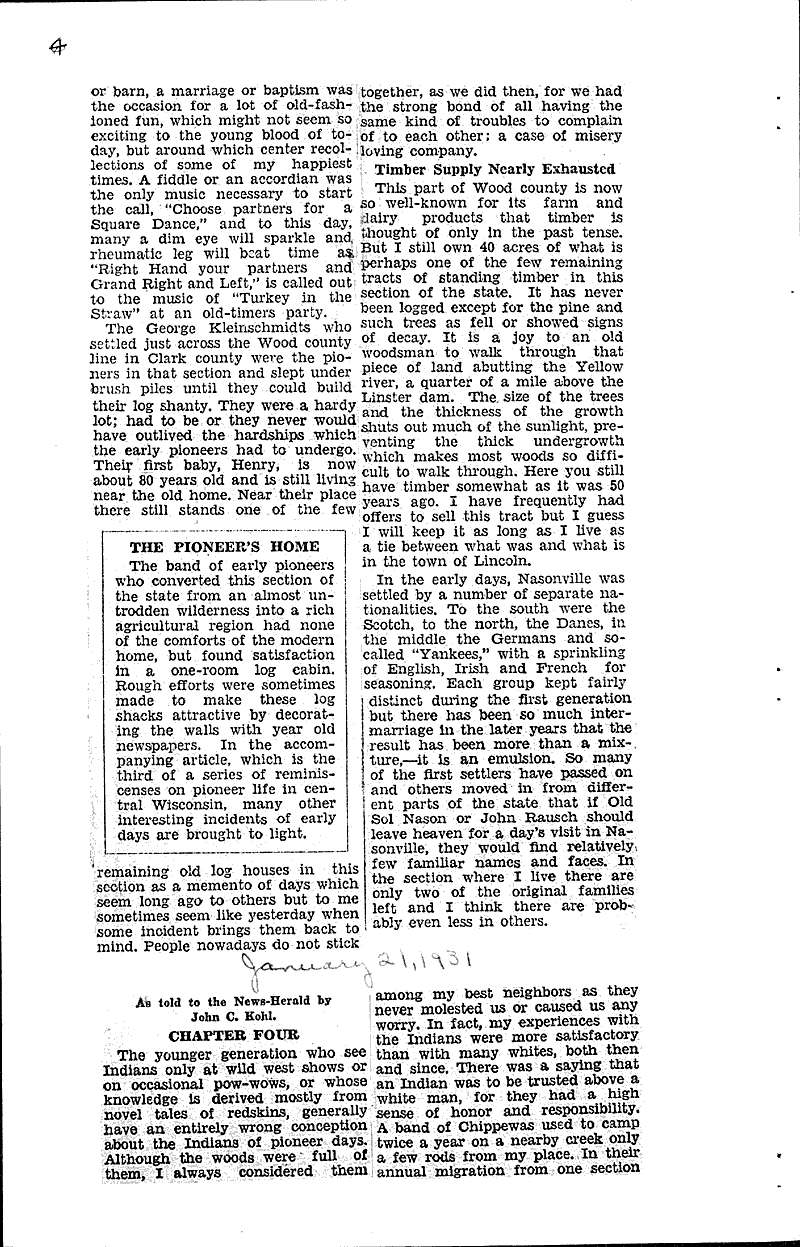  Source: Marshfield News-Herald Date: 1931-01-19