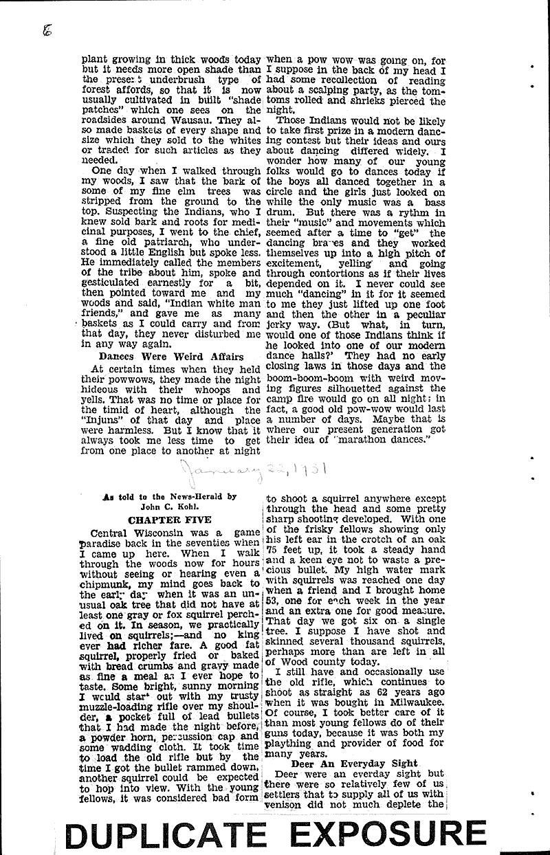 Source: Marshfield News-Herald Date: 1931-01-19
