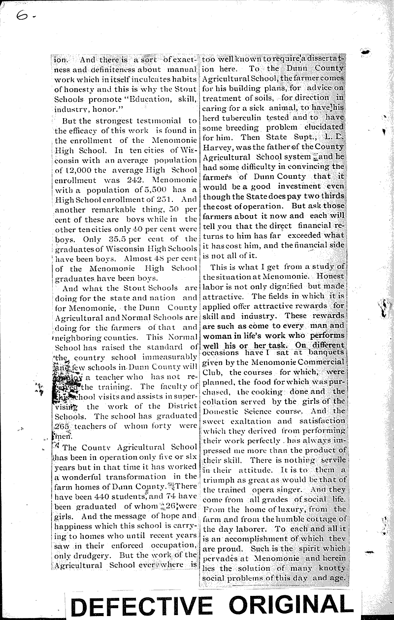  Source: Stanley Republican Topics: Education Date: 1908-03-21