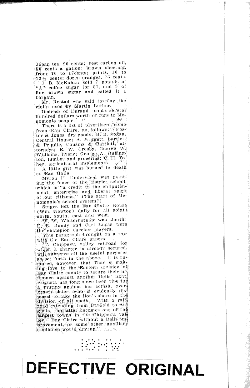  Source: Eau Claire Leader Topics: Industry Date: 1914-01-20