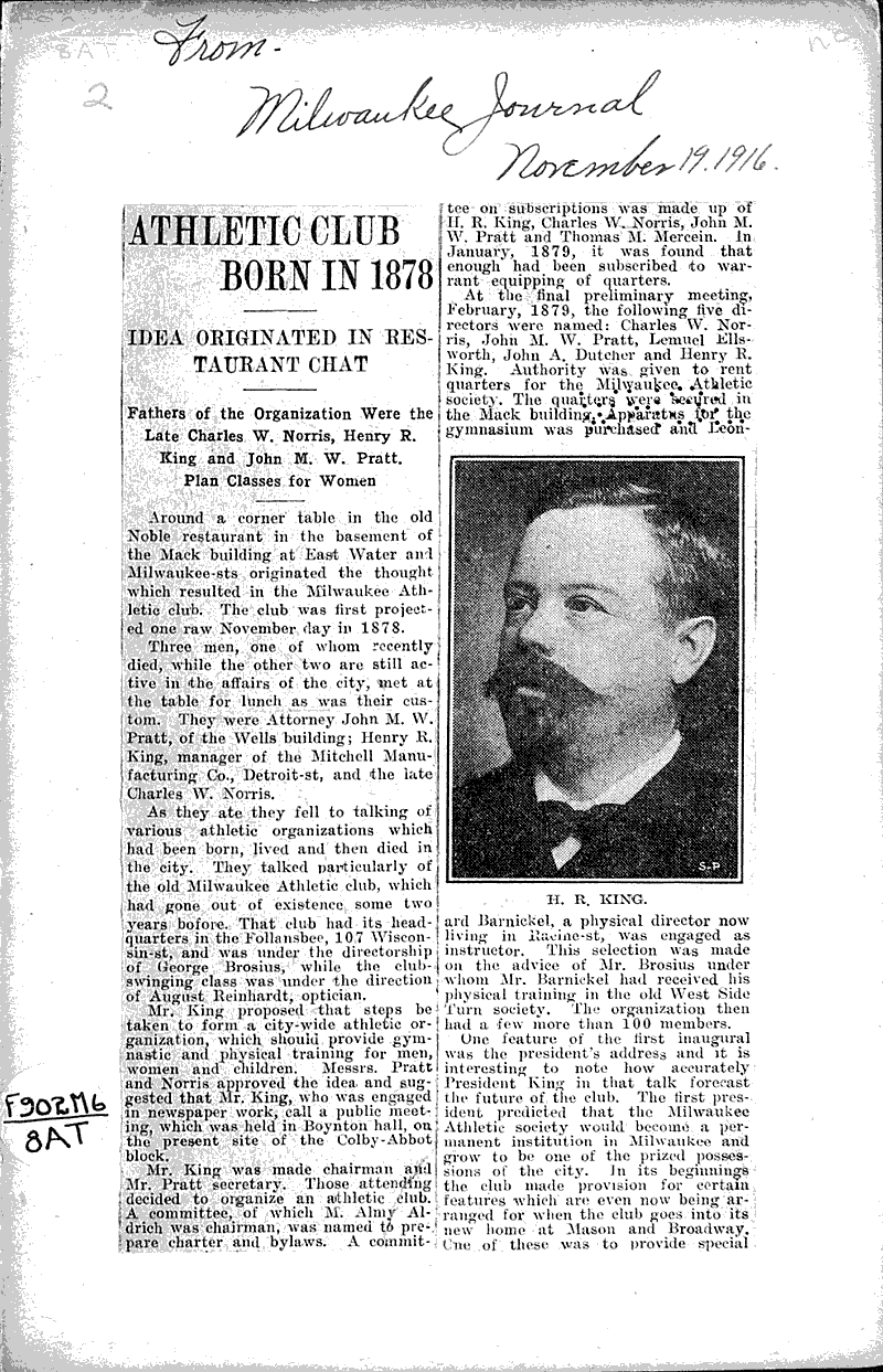  Source: Milwaukee Journal Topics: Social and Political Movements Date: 1916-11-19