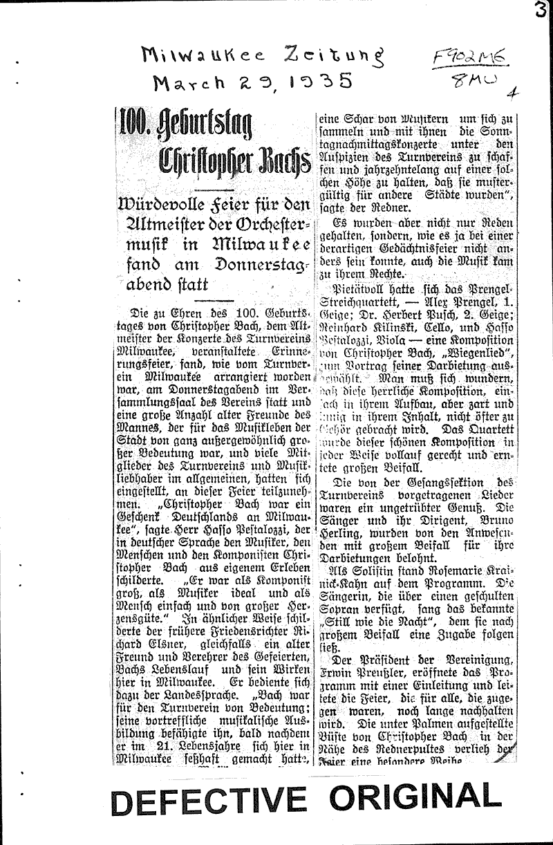  Source: Chicago Daily Tribune Topics: Art and Music Date: 1935-03-23