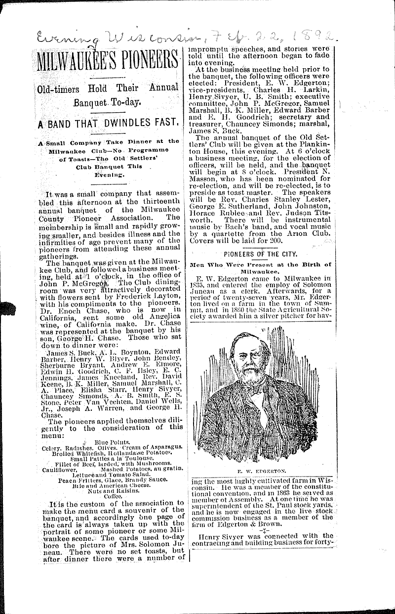  Source: Milwaukee Sentinel Topics: Social and Political Movements Date: 1892-02-23