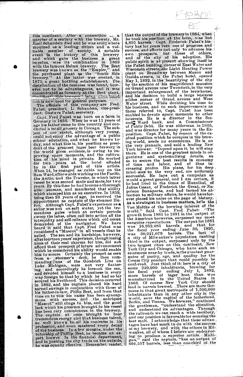  Source: Milwaukee Sentinel Topics: Industry Date: 1892-07-31