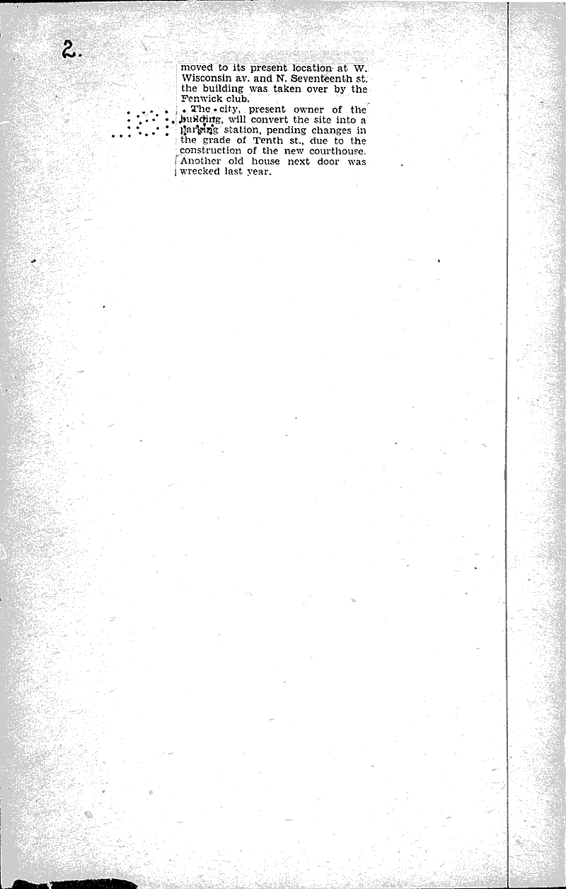  Source: Milwaukee Journal Topics: Architecture Date: 1932-07-05