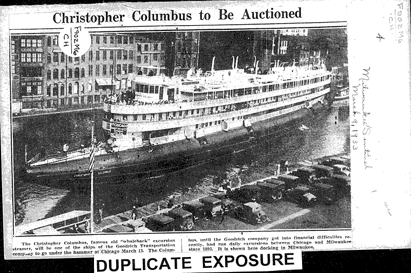 Christopher Columbus to be auctioned Newspaper Article/Clipping