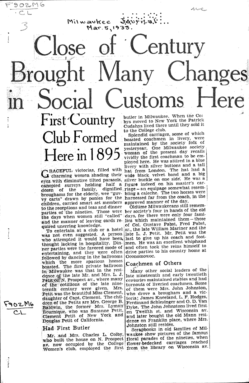  Source: Milwaukee Journal Date: 1933-03-05