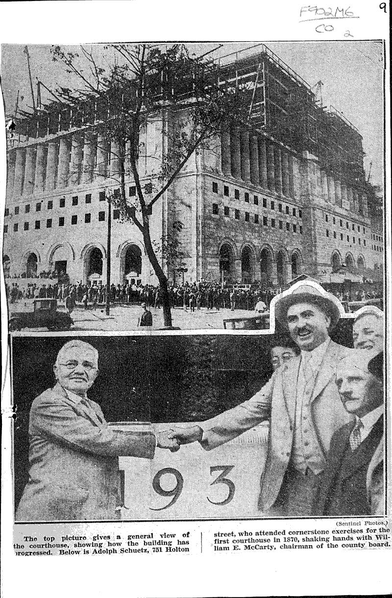  Source: Milwaukee Sentinel Topics: Architecture Date: 1930-09-19