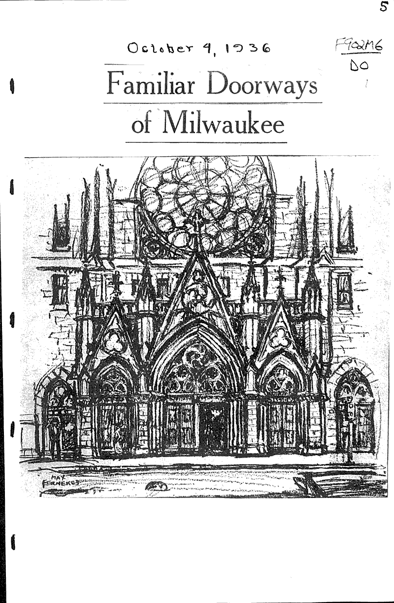  Source: Milwaukee Journal Topics: Architecture Date: 1936-10-04