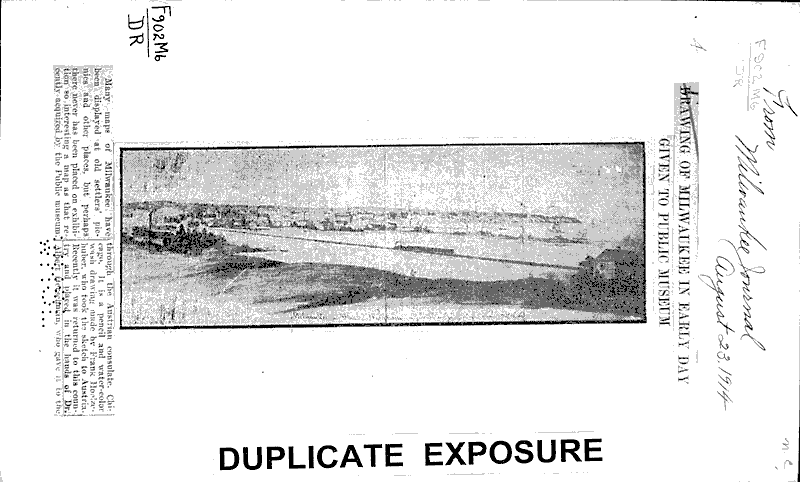  Source: Milwaukee Journal Topics: Art and Music Date: 1914-08-23