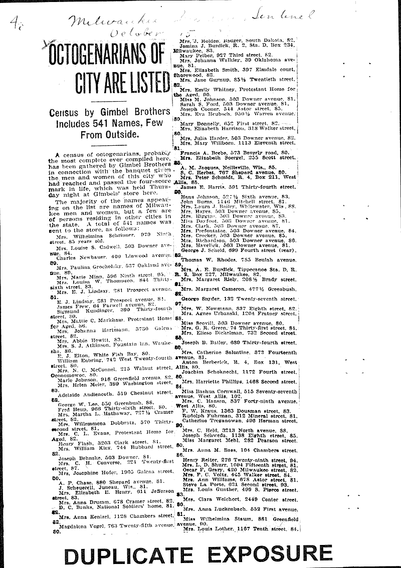  Source: Milwaukee Sentinel Date: 1922-10-15
