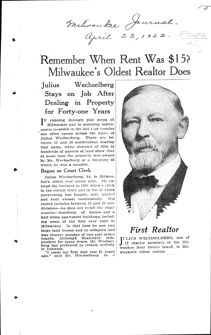  Source: Milwaukee Leader Topics: Architecture Date: 1920-04-01