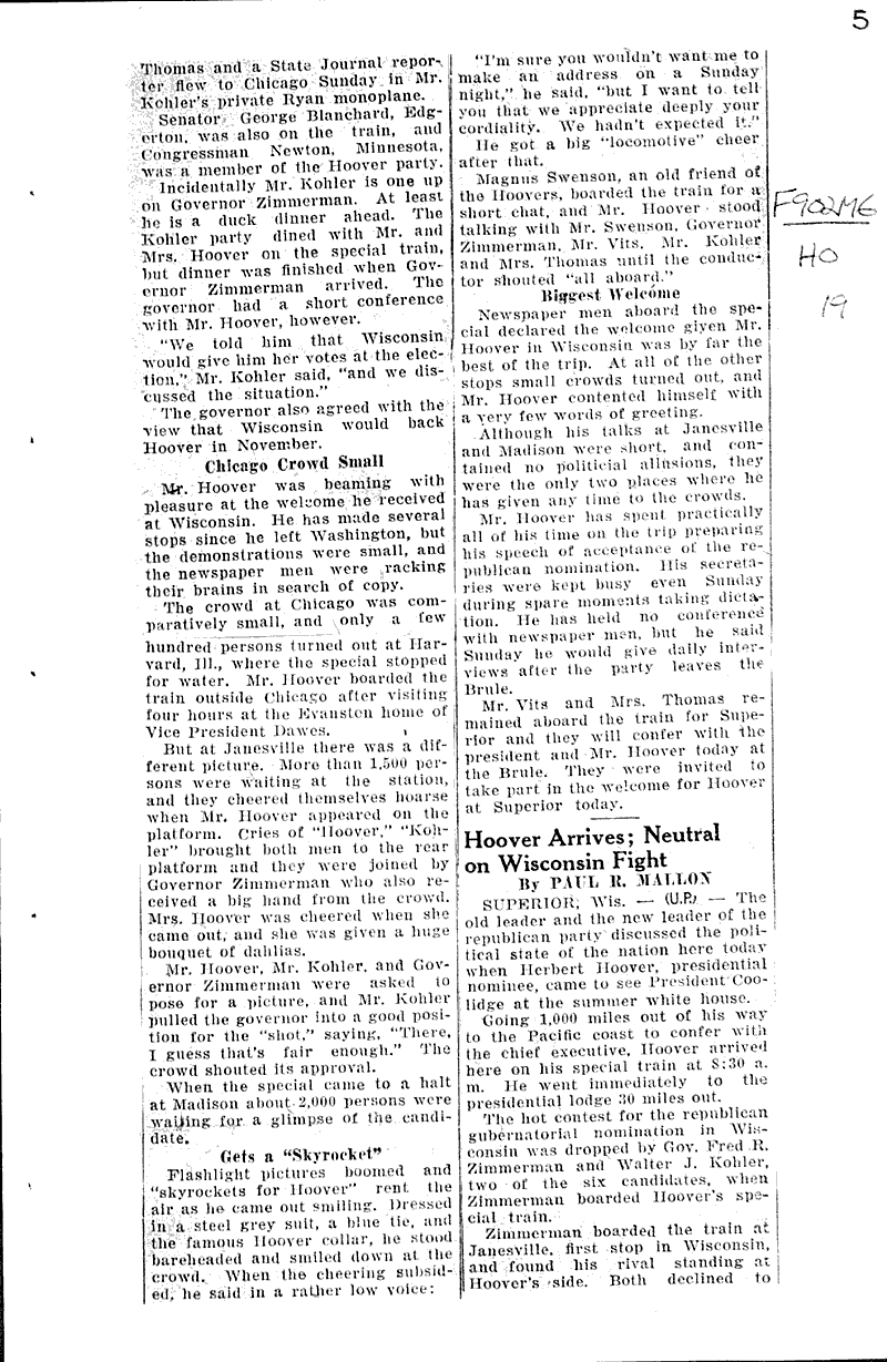 Topics: Government and Politics Date: 1928-07-16