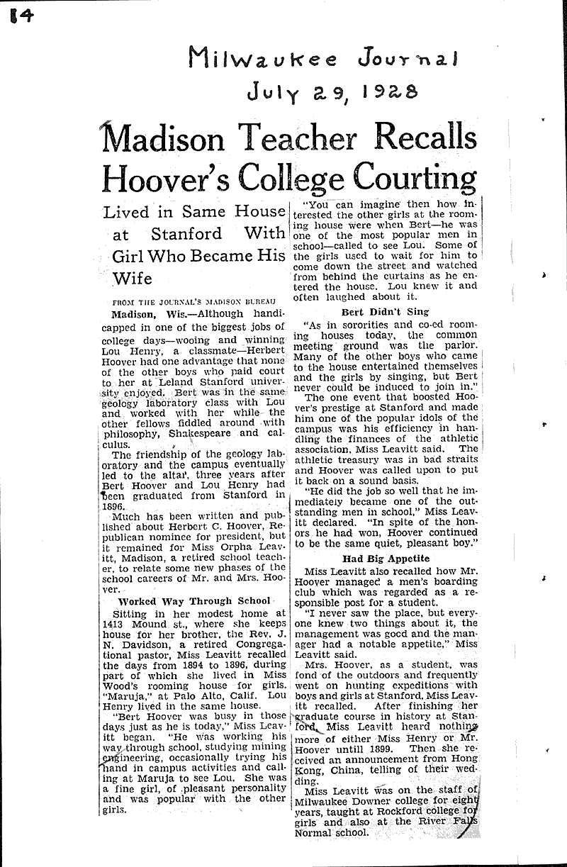  Source: Milwaukee Journal Date: 1928-07-29