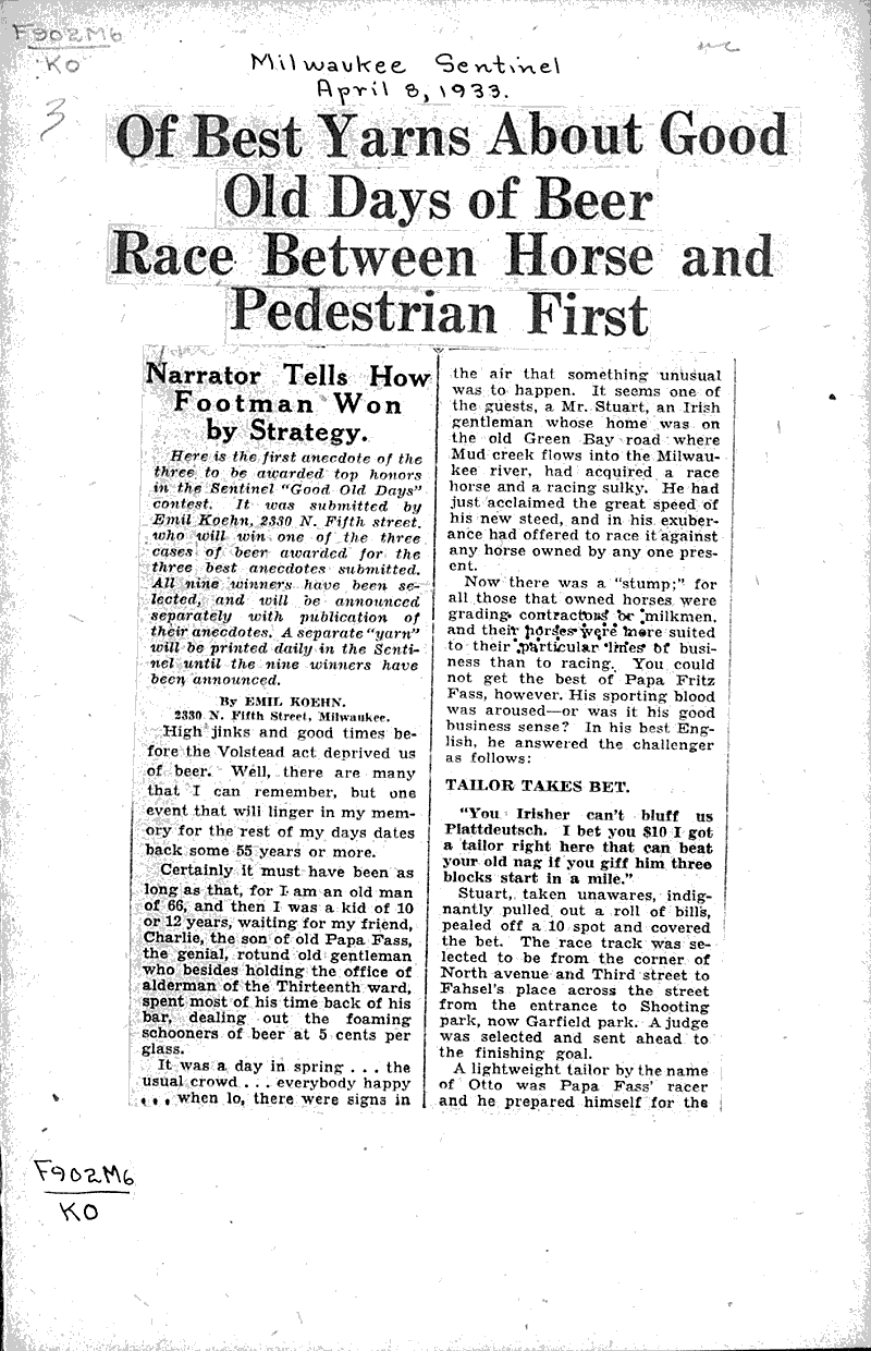  Source: Milwaukee Sentinel Topics: Industry Date: 1933-04-08