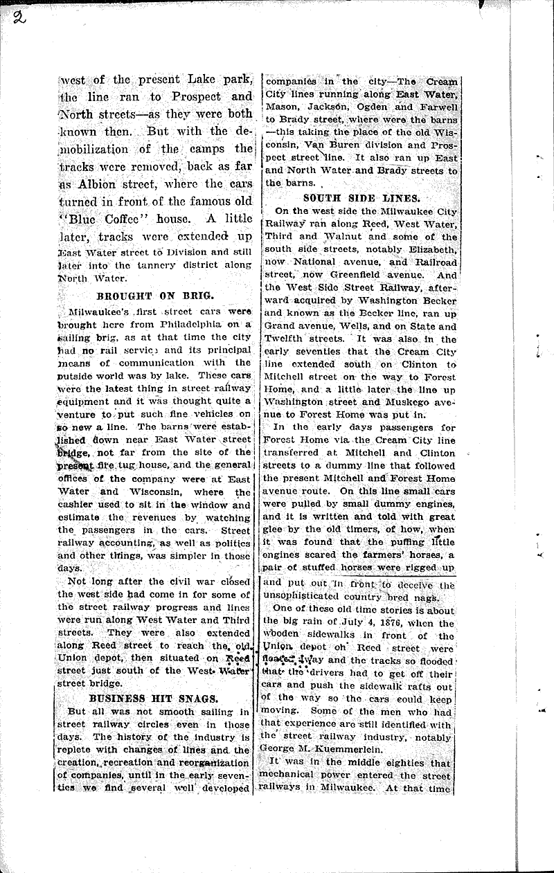  Source: Milwaukee Sentinel Topics: Transportation Date: 1921-01-01