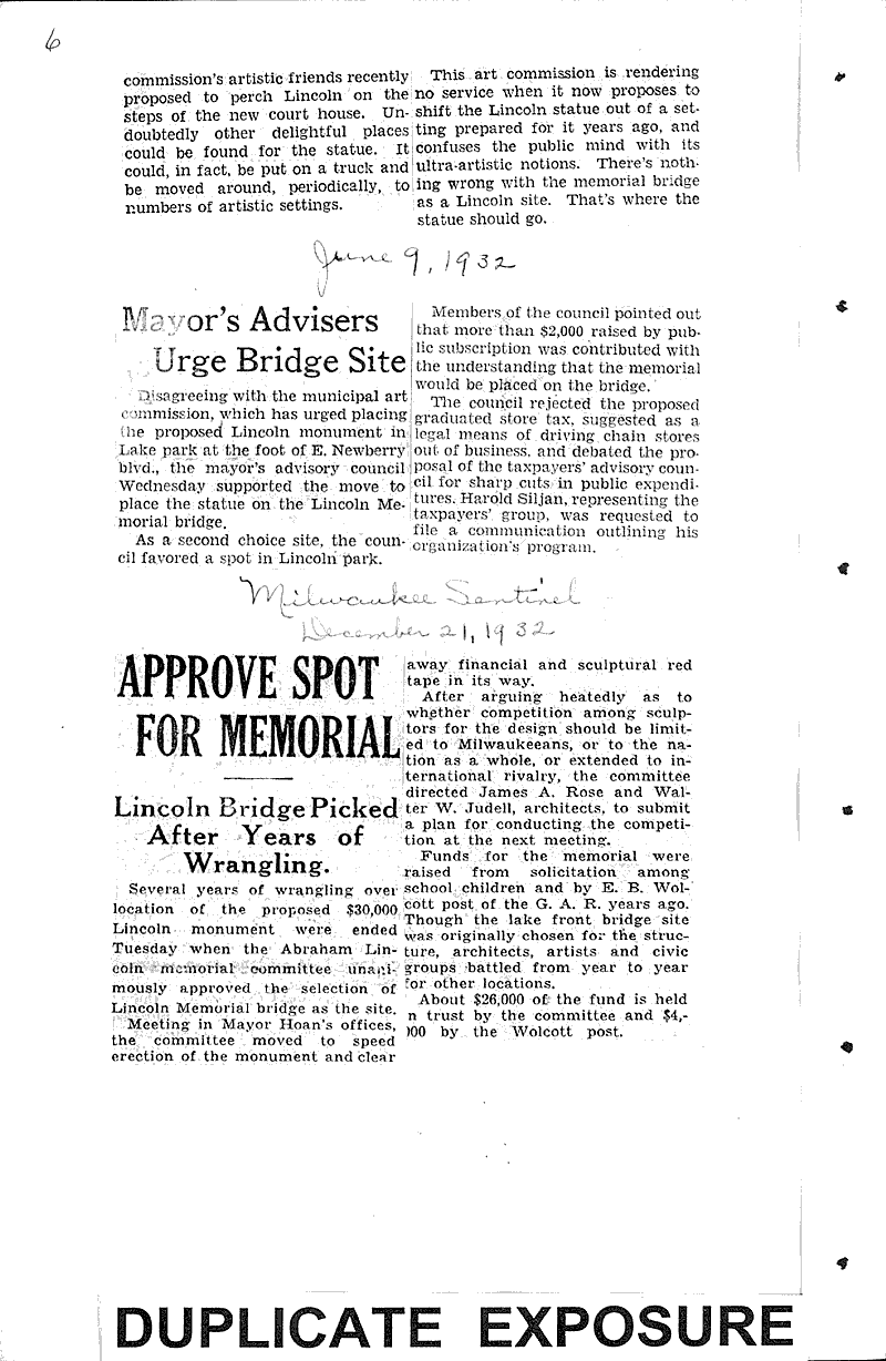  Source: Milwaukee Sentinel Topics: Architecture Date: 1932-05-12