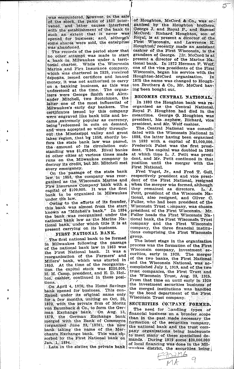  Source: Milwaukee Sentinel Topics: Industry Date: 1921-01-01