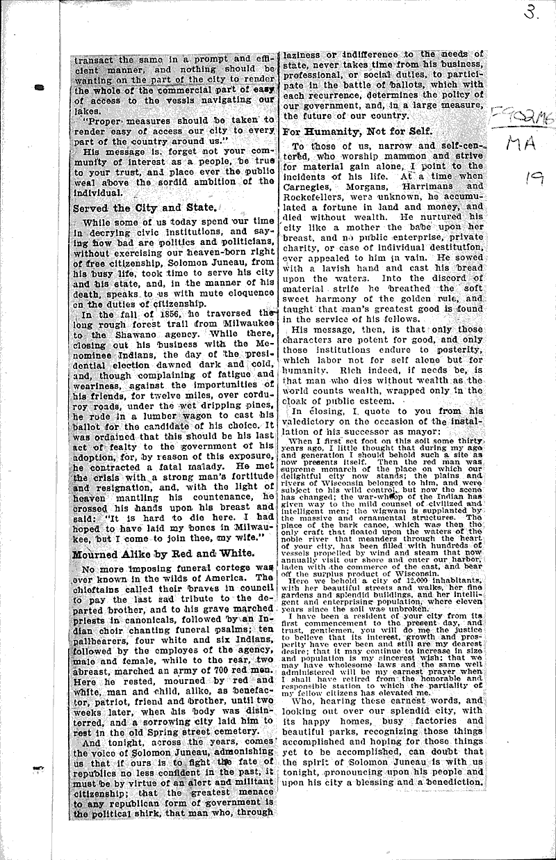  Source: Milwaukee Free Press Topics: Government and Politics Date: 1909-08-04
