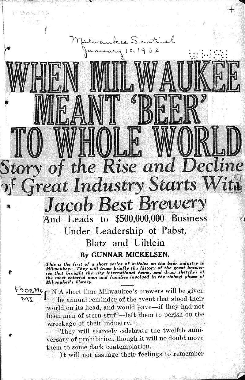  Source: Milwaukee Sentinel Topics: Industry Date: 1932-01-10