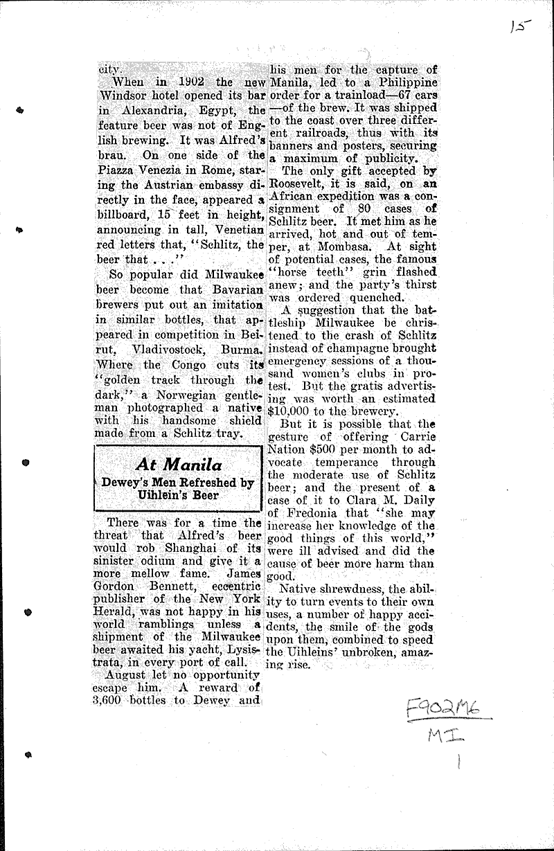  Source: Milwaukee Sentinel Topics: Industry Date: 1932-01-10