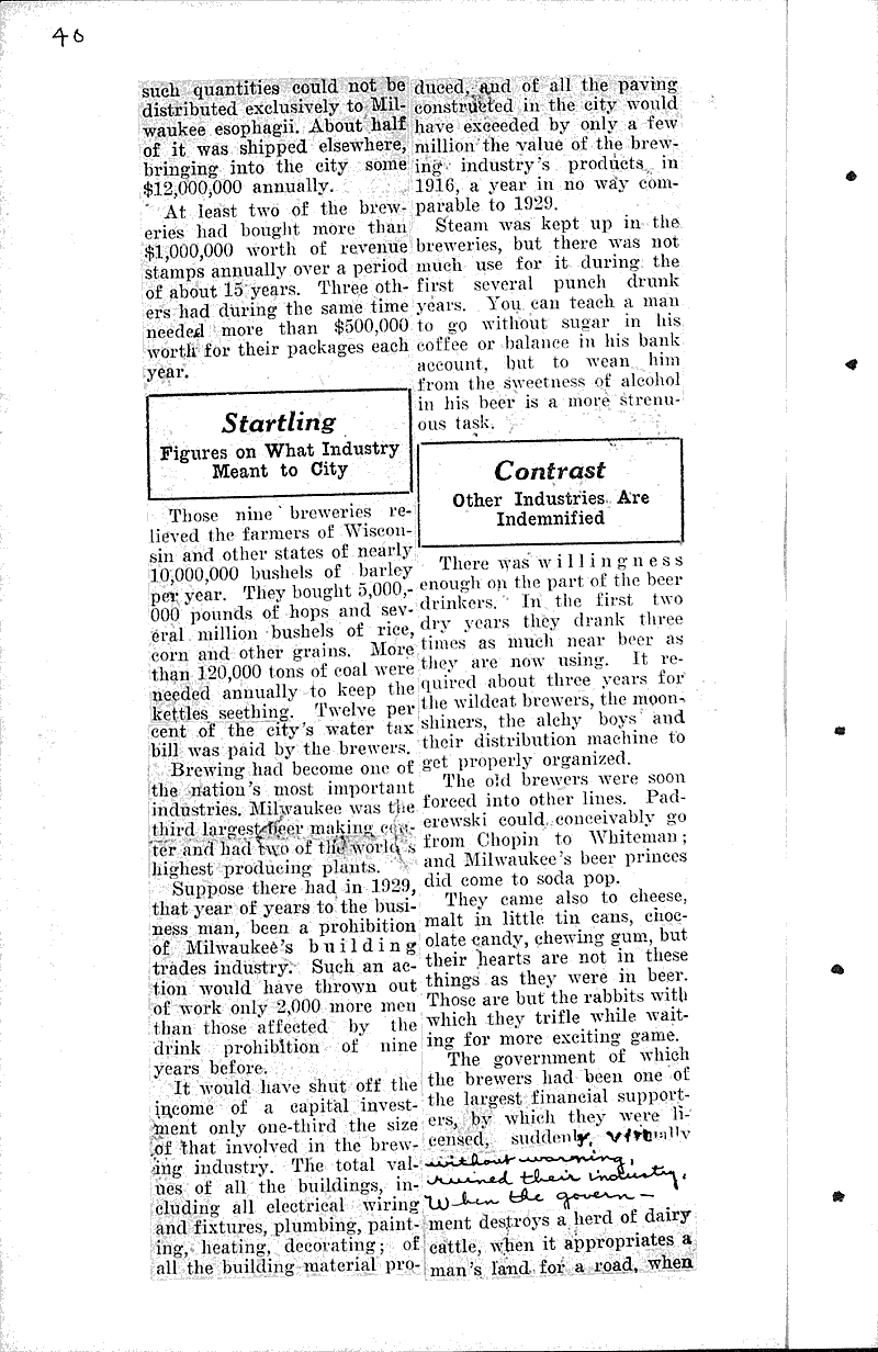  Source: Milwaukee Sentinel Topics: Industry Date: 1932-01-31