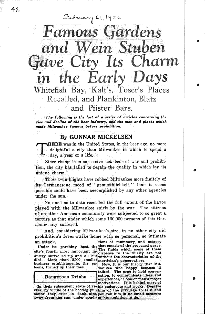  Source: Milwaukee Sentinel Topics: Industry Date: 1932-02-21