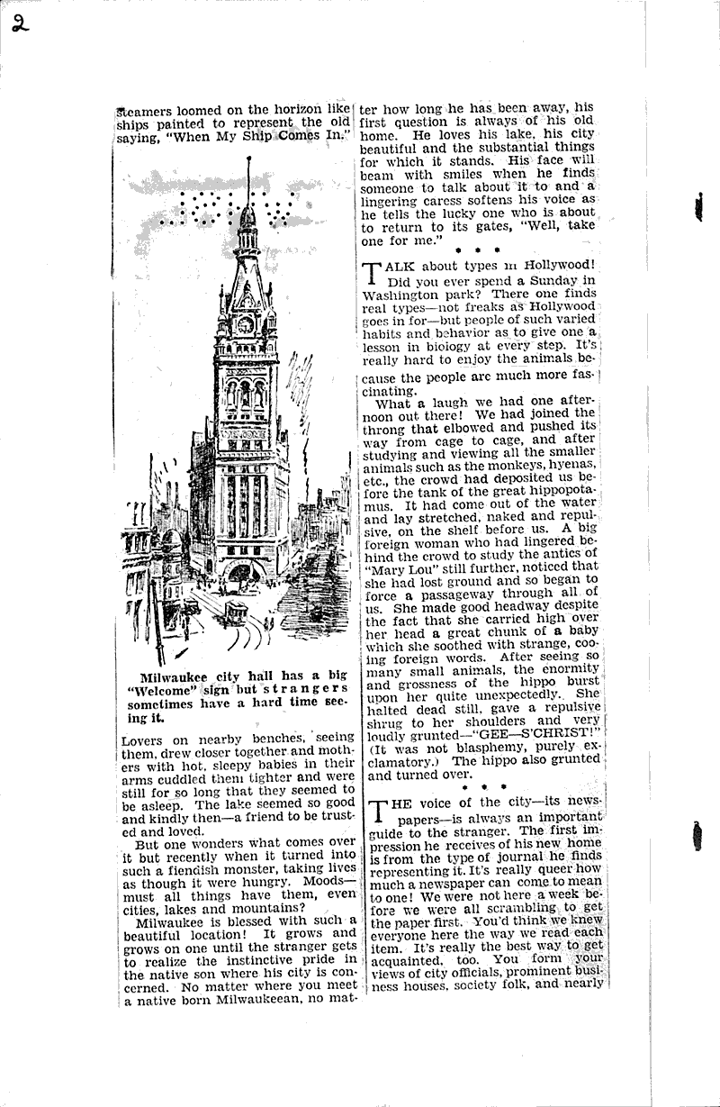  Source: Milwaukee Journal Topics: Voyages and Travels Date: 1929-12-06