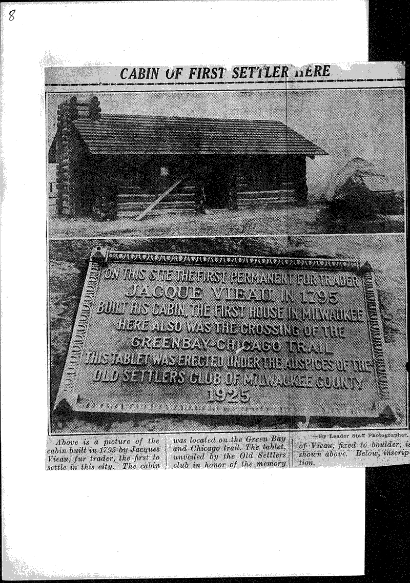 In Milwaukee's darkest hour Newspaper Article/Clipping Wisconsin