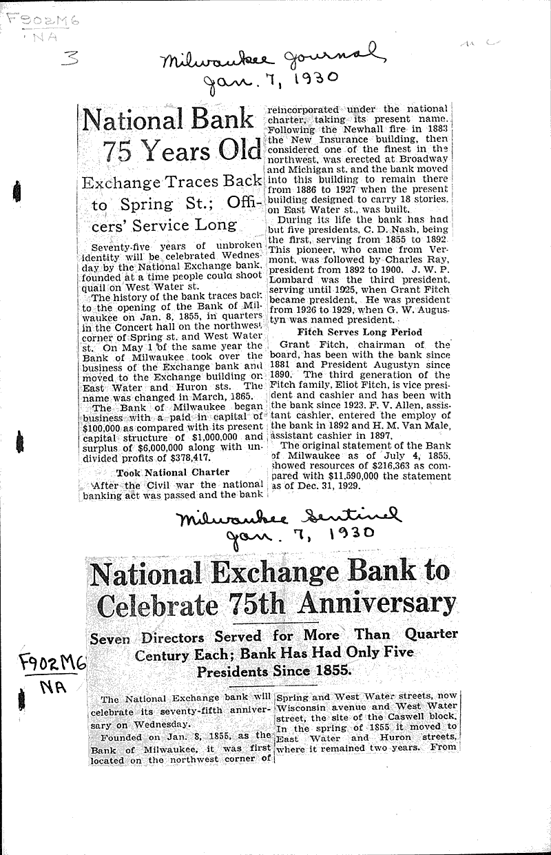  Source: Milwaukee Journal Topics: Industry Date: 1930-01-07