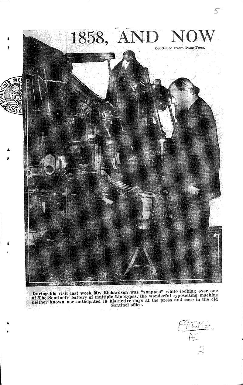  Source: Milwaukee Sentinel Topics: Industry Date: 1922-07-23