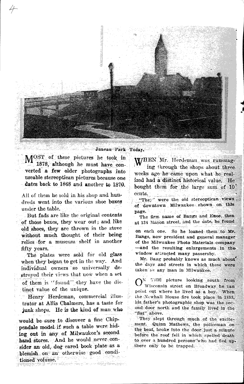  Source: Milwaukee Sentinel Date: 1922-11-26