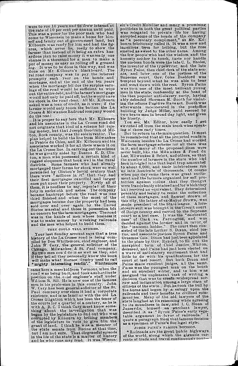  Source: Milwaukee Sentinel Topics: Transportation Date: 1893-07-23
