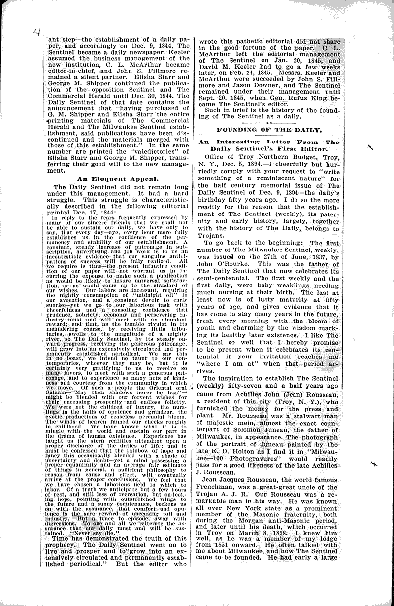  Source: Sentinel Topics: Industry Date: 1894-12-09