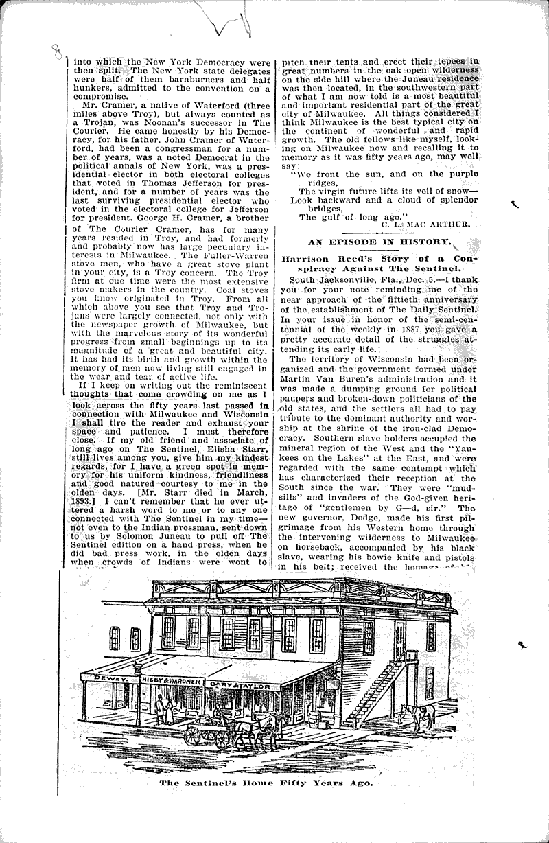  Source: Sentinel Topics: Industry Date: 1894-12-09