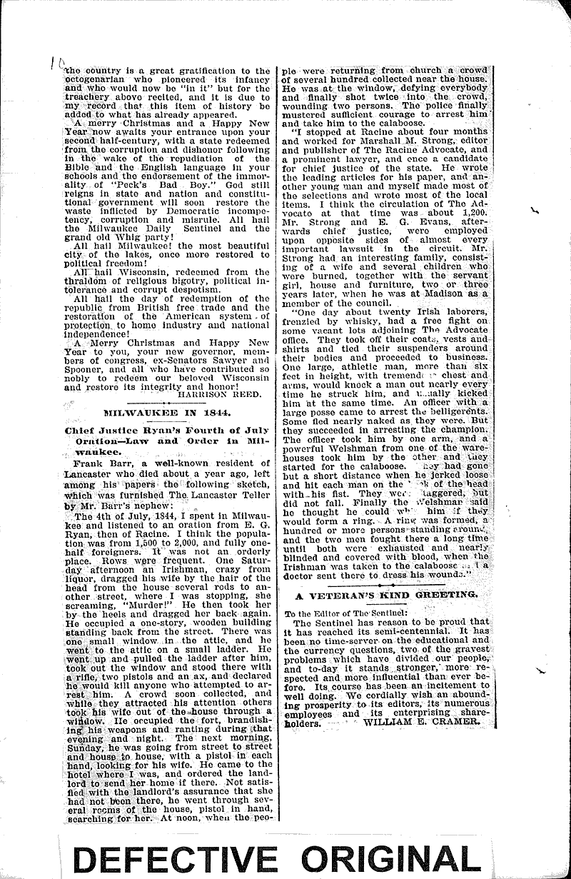  Source: Sentinel Topics: Industry Date: 1894-12-09
