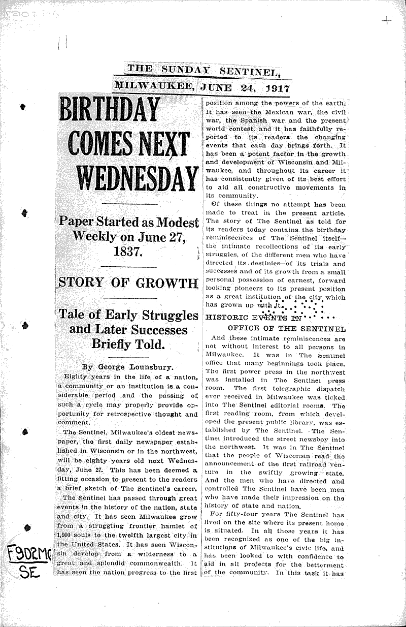  Source: Milwaukee Sunday Sentinel Topics: Industry Date: 1917-06-24