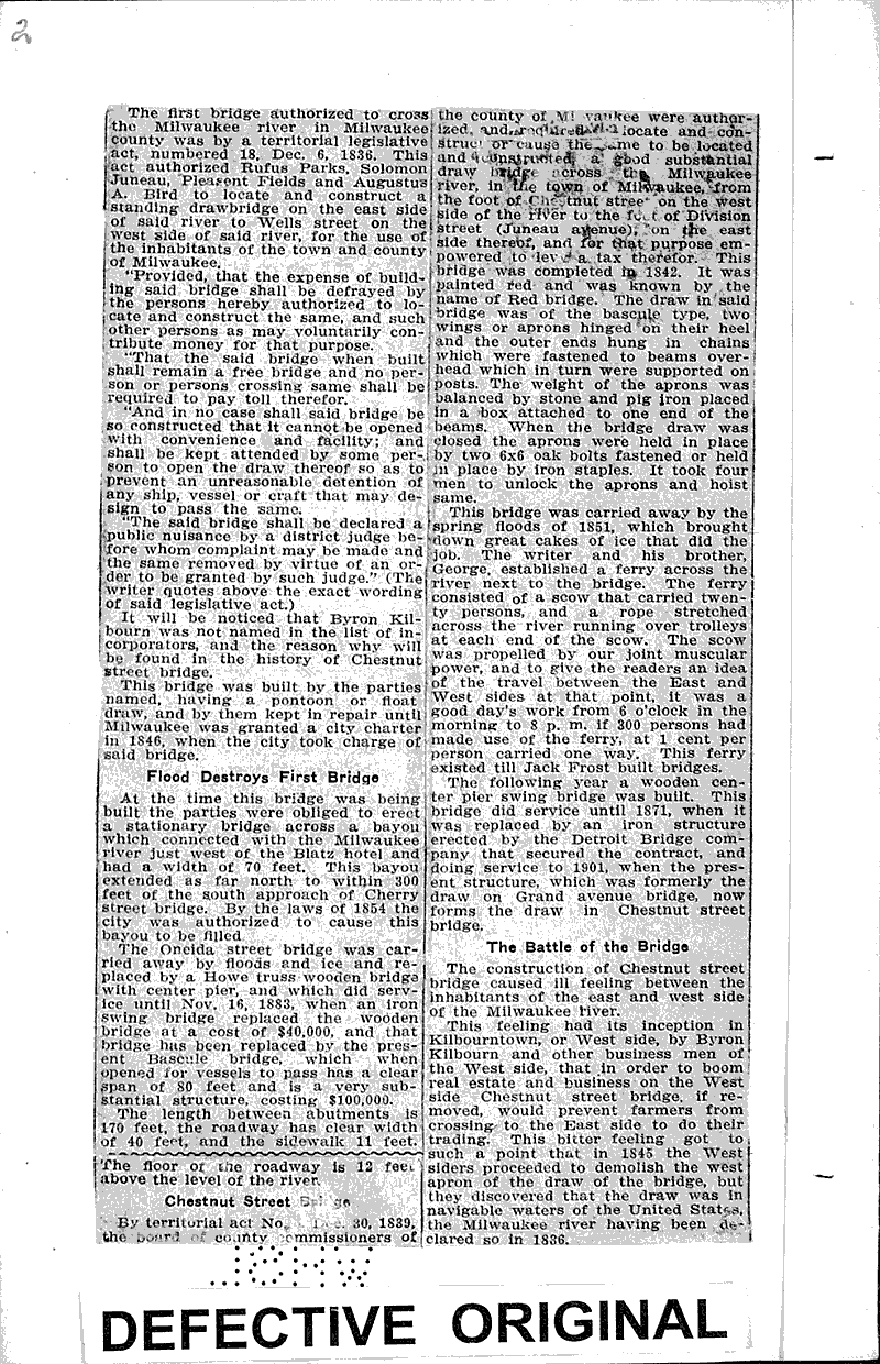  Source: Milwaukee Daily News Topics: Transportation Date: 1913-11-01