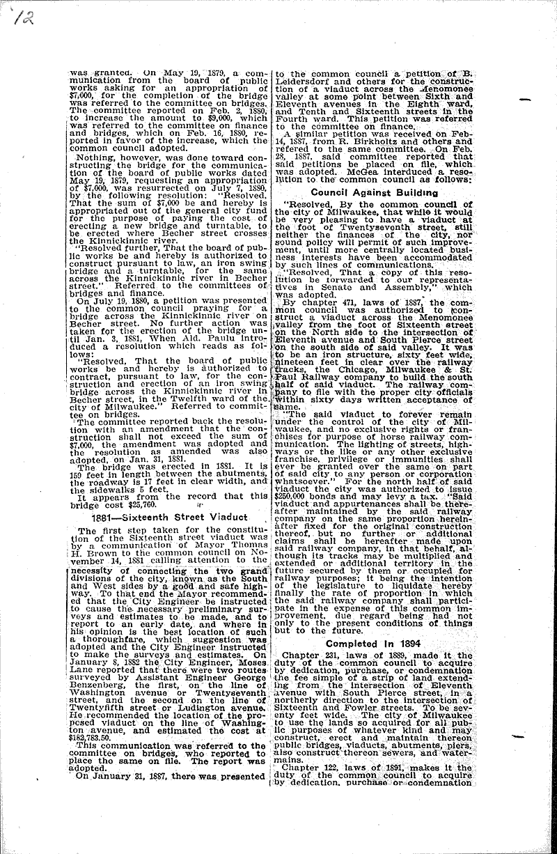  Source: Milwaukee Daily News Topics: Transportation Date: 1913-11-01