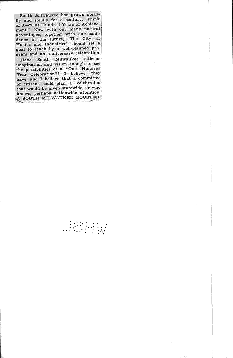  Source: South Milwaukee Journal Date: 1934-01-26