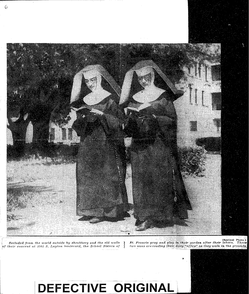  Source: Milwaukee Sentinel Topics: Church History Date: 1933-06-04