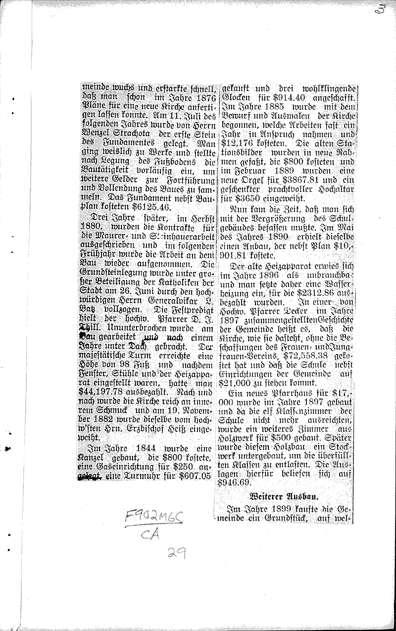  Source: Milwaukee Sentinel Topics: Church History Date: 1922-01-15