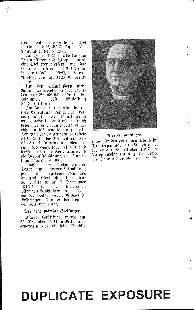 Source: Milwaukee Sentinel Topics: Church History Date: 1922-01-15