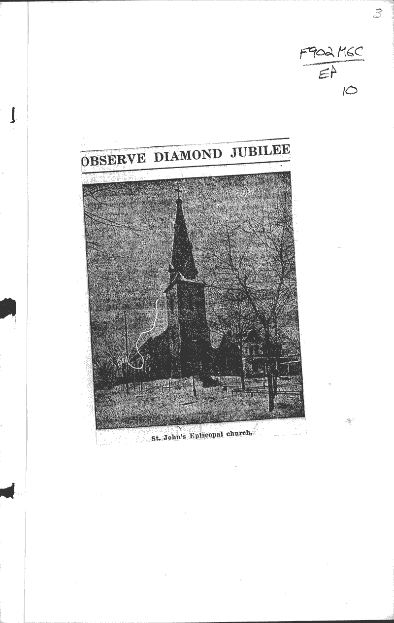 Source: Milwaukee Journal Topics: Church History Date: 1922-06-01