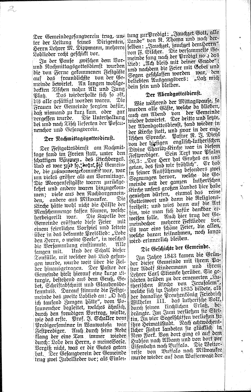  Source: Milwaukee Germania - Herald Topics: Church History Date: 1918-09-09