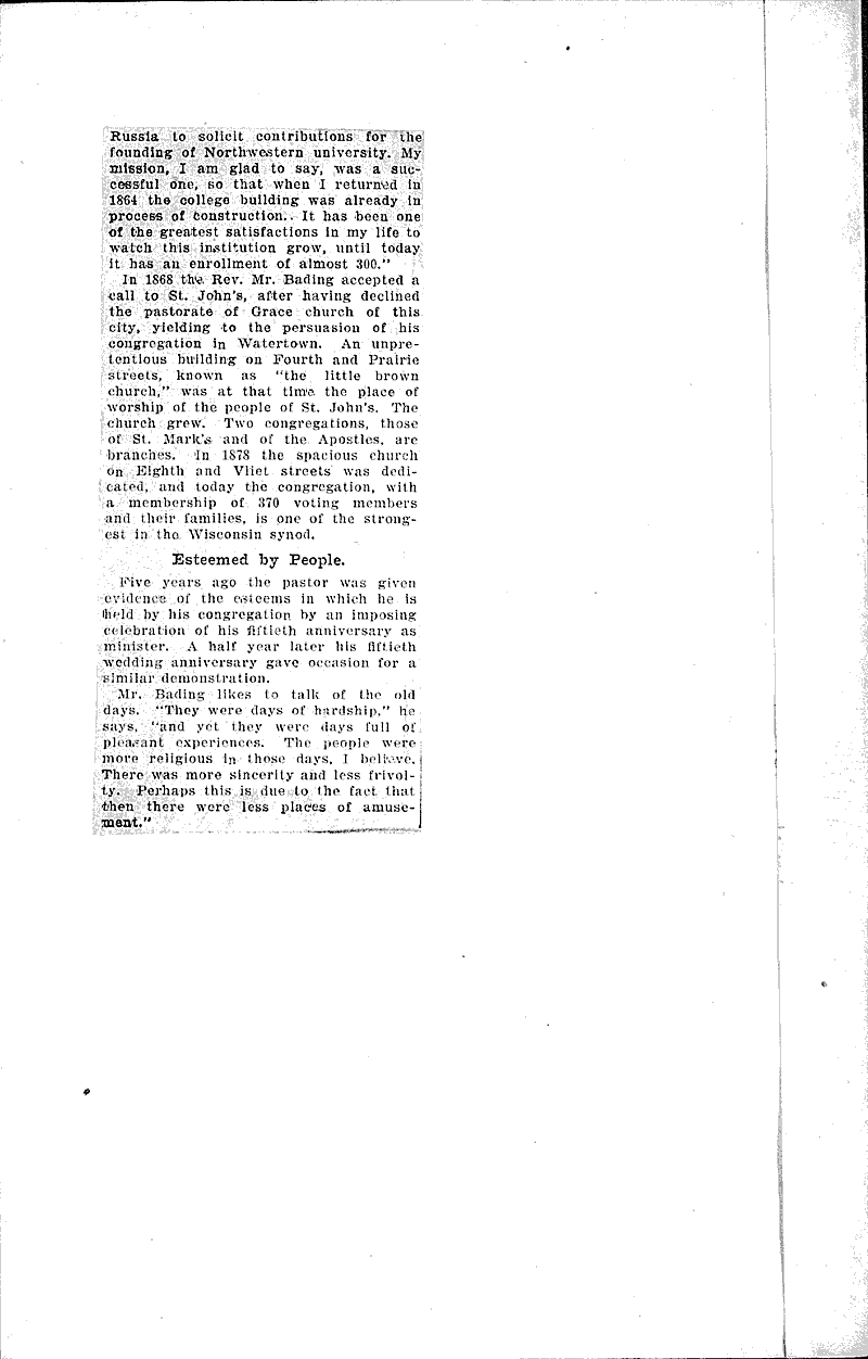  Source: Milwaukee Free Press Topics: Church History Date: 1908-07-12