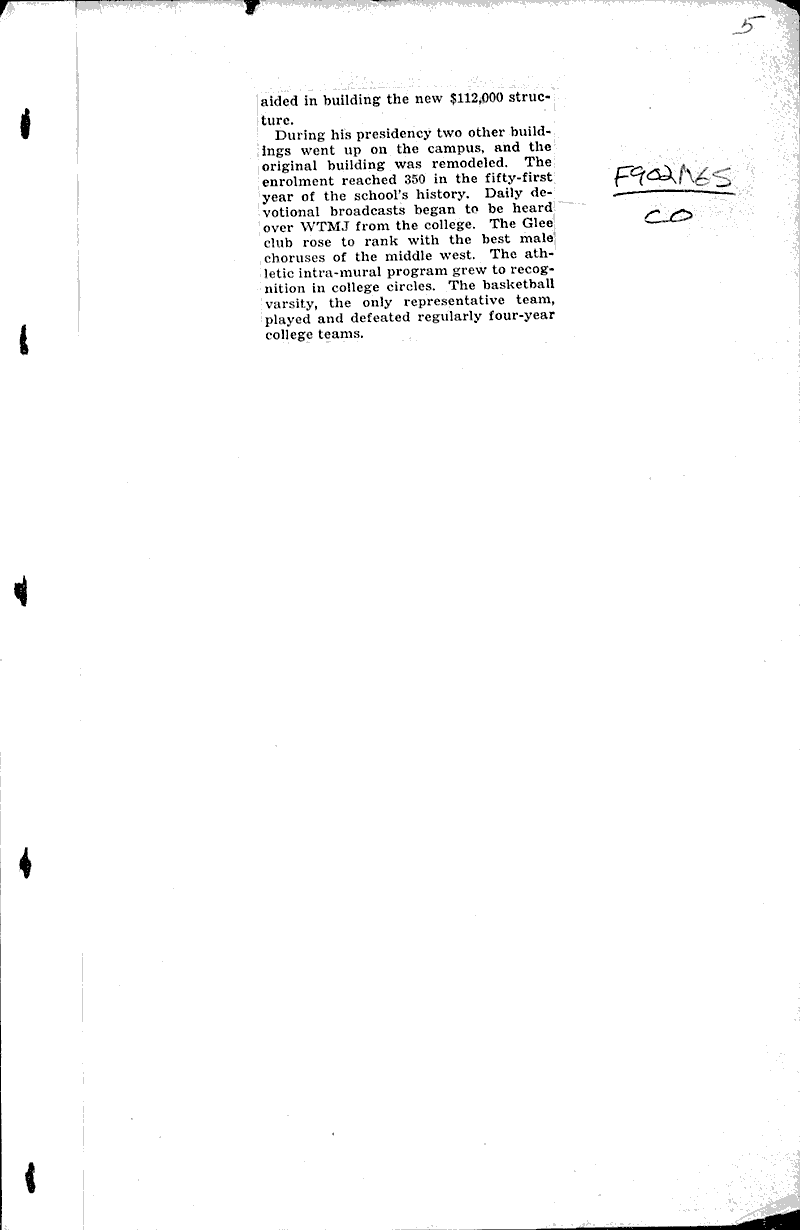  Source: Milwaukee Journal Topics: Education Date: 1935-09-08