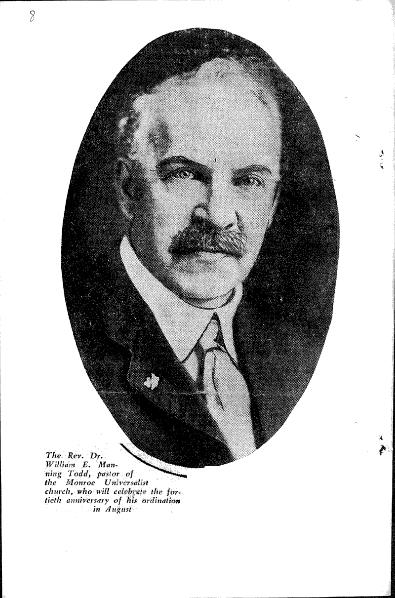  Source: Milwaukee Journal Topics: Church History Date: 1928-07-29
