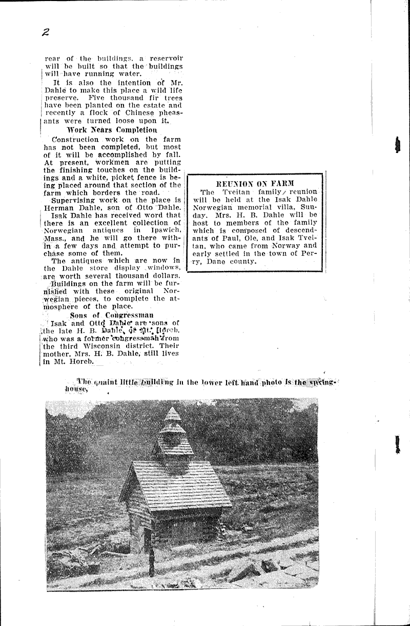  Source: Wisconsin State Journal Topics: Architecture Date: 1928-06-28