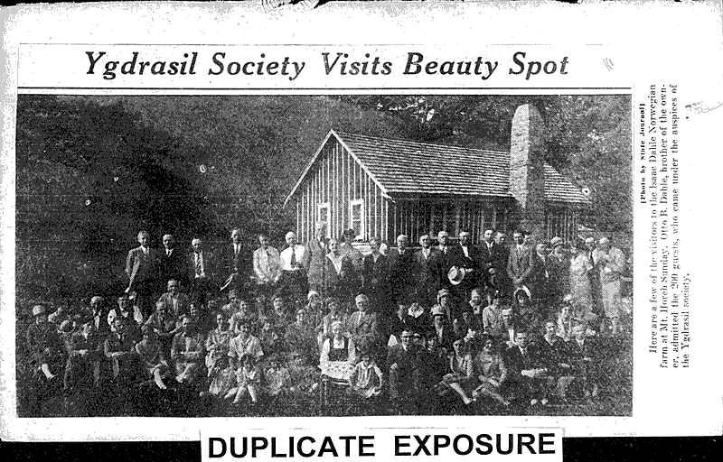 Club inspects Norway farm at Mt. Horeb Newspaper Article/Clipping